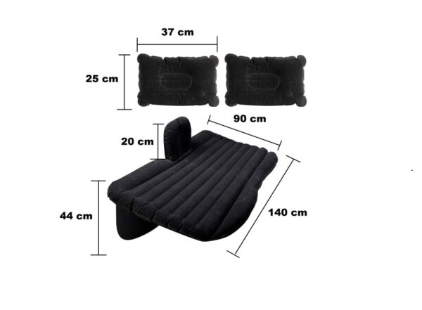 Car inflatable bed with pump - Image 2