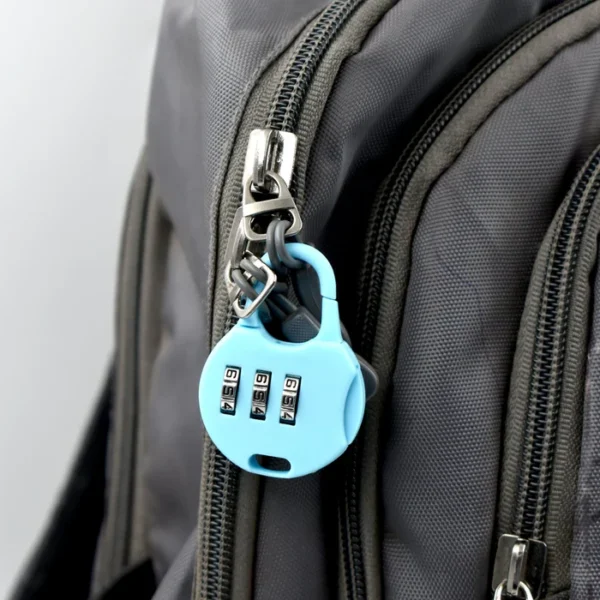 3 DIGIT ZIPPER LOCK AND ZIPPER TOOL USED WIDELY IN ALL SECURITY PURPOSES OF ZIPPER MATERIALS.